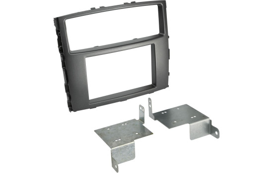Panneau 2-DIN Mitsubishi Pajero/Shogun 2006-2014 Couleur: gris foncé
