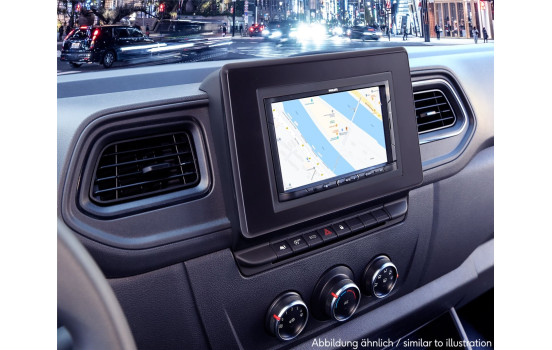 Panneau 2-DIN Nissan NV400 - Opel Movano - Renault Master - Couleur: Noir, Image 2