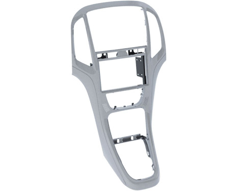 Panneau 2-DIN Opel Astra J 2009-2016 Couleur: Argent Platine