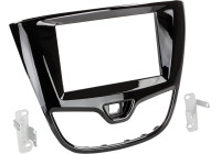 Panneau 2-DIN Opel Karl 2015-2017 couleur noir piano