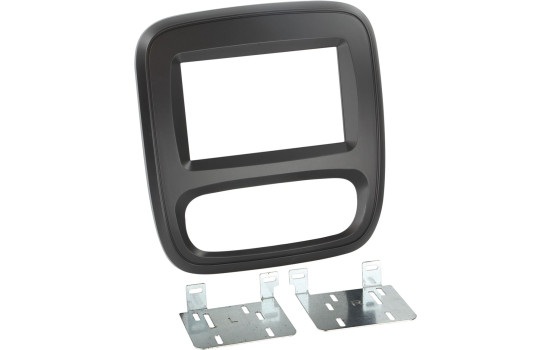 Panneau 2-DIN Opel - Renault - Fiat - Nissan - Couleur: Noir