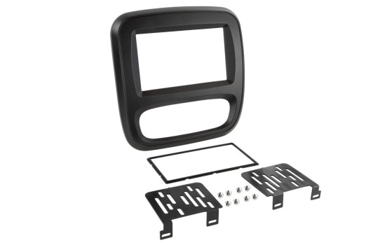 Panneau 2-DIN Opel - Renault - Fiat - Nissan - Couleur: Noir, Image 3