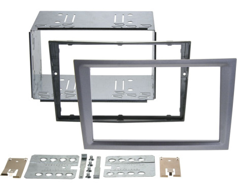 Panneau 2-DIN Opel - Renault - Subaru - Suzuki - Couleur: Charbon Métallisé