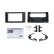 Panneau 2 DIN pour Honda Civic 10/2022 - 2025 Couleur : Noir, Vignette 4