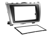 Panneau 2-DIN pour Mazda 6 (2008-2012) - Couleur : Noir/Argent