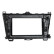 Panneau 2-DIN pour Mazda 6 (2008-2012) - Couleur : Noir/Argent, Vignette 2