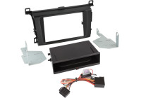 Panneau 2-DIN Rubbertouch Inbay® Toyota RAV4 2013-2018 Couleur: Rubbertouch Noir