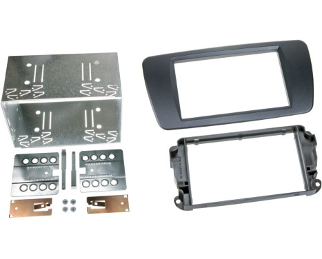 Panneau 2-DIN Seat Ibiza 2008-2017 - Couleur: Azabach noir