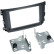Panneau 2 DIN Smart Smart pour deux BR451 2010-2015 Couleur: Noir