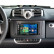 Panneau 2 DIN Smart Smart pour deux BR451 2010-2015 Couleur: Noir, Vignette 2