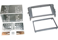 Panneau 2-DIN Toyota Auris/Verso | 2007-2013 | Couleur : Gris anthracite