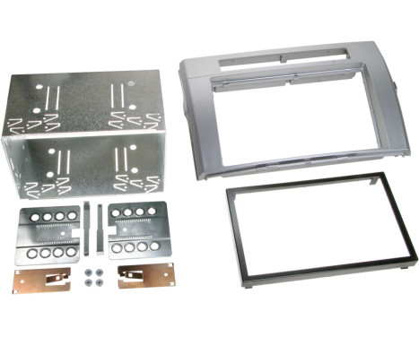 Panneau 2-DIN Toyota Corolla Verso 2004-2009 - Couleur: argent