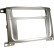 Panneau 2-DIN Toyota Land Cruiser - Lexus LX-Series 2003-2007 Couleur: Argent Anthracite