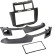 Panneau 2-DIN Toyota Yaris 2006-2011 - Couleur: Noir, Vignette 2