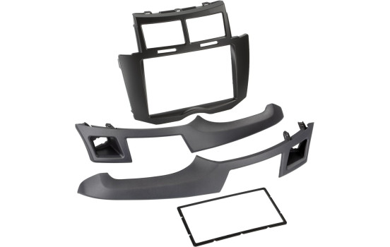 Panneau 2-DIN Toyota Yaris 2006-2011 - Couleur: Noir, Image 2