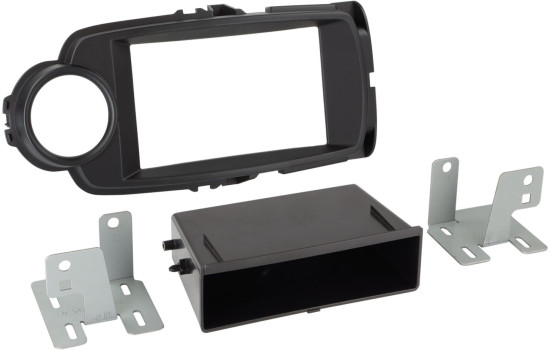 Panneau 2-DIN Toyota Yaris 2014-2019 Couleur: Noir
