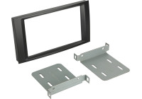 Panneau 2-DIN Volkswagen T5/ Multivan - Touareq - Couleur: Noir