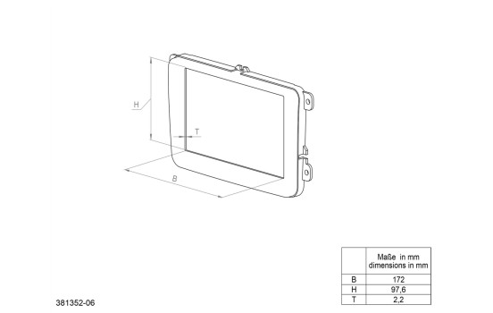 Panneau 2-DIN Volvo S60/ V70/ XC70 2000-2003 - Couleur: noir, Image 2