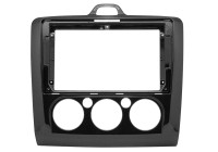 Panneau de 9 pouces Ford Focus climatisation manuelle noir piano