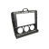 Panneau de 9 pouces Ford Focus climatisation manuelle noir, Vignette 2