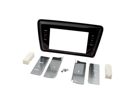 Panneau double DIN Skoda Octavia 2014 -> ? Noir laqué
