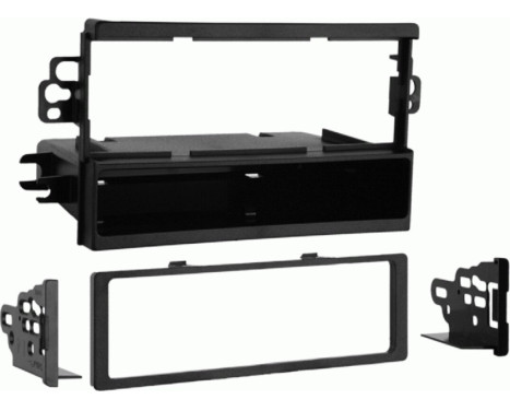 Panneau radio 1 DIN avec compartiment de rangement Chevrolet/Pointiac/Suzuki noir