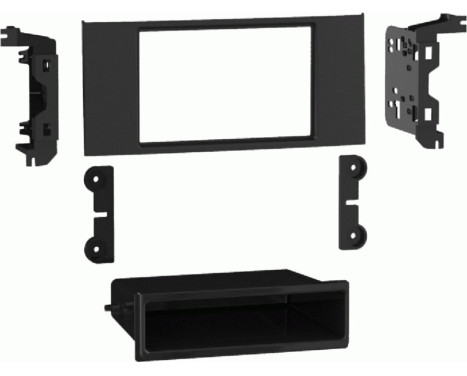 Panneau radio 2-DIN avec compartiment de rangement Land Rover Range Rover (LM) (METRA)