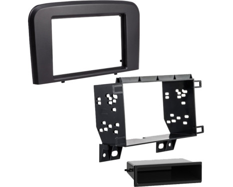Panneau radio 2 DIN avec compartiment de rangement Volvo S80 (TS) 08/1998-06/2004 (METRA)