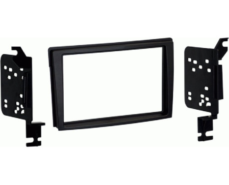 Panneau radio 2-DIN Mazda MPV(LW) 12/2000-11/2005 noir mat (METRA)