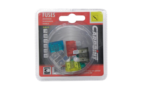 Assortiment de fusibles enfichables 6pcs