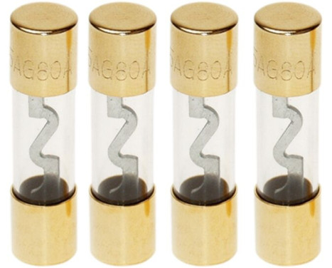 Fusible AGU 20 Ampères (argent) 4 pièces sous blister