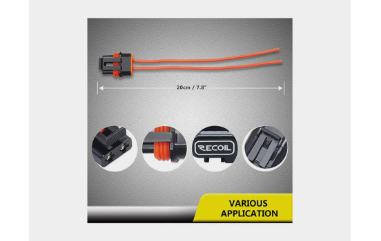 Porte-fusibles Recoil ATC/ATO avec couvercle, calibre 12 AWG, section 2,5 mm², 3 x inclus : 3 fusibles de 10 A et 3 fu, Image 2