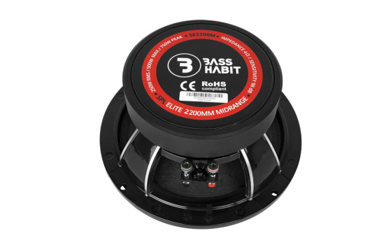 BASS HABIT SPL Elite 8" Médiums riches 4 ohms, Image 4