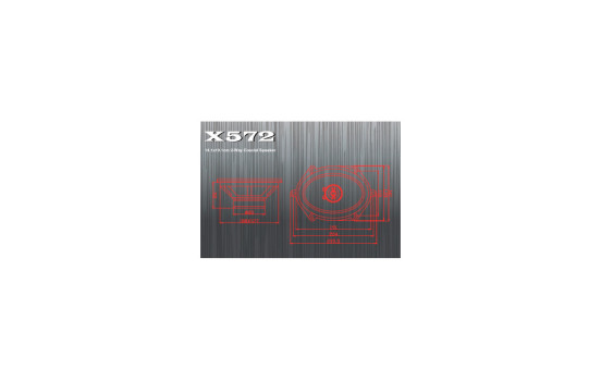 Excalibur X572 – Haut-parleurs coaxiaux 2 voies 13 x 18 cm (5" x 7") 450 W pour voiture, Image 3
