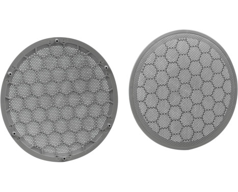 Grille d'enceinte Ø 165 mm Différents modèles Seat - Volkswagen Couleur : Gris > Porte avant + Porte arrière