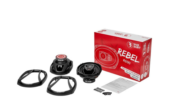 Haut-parleur 3 voies BASS HABIT REBEL 6x9"