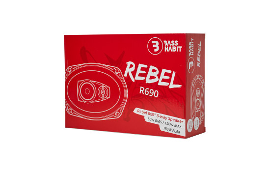 Haut-parleur 3 voies BASS HABIT REBEL 6x9", Image 9