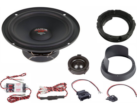 Kit composite 2 voies XFIT Volkswagen Golf 4 prêt à l'emploi 165 mm