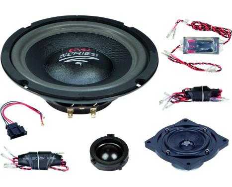 SÉRIE MFIT 200 mm 3 Voies Spécial Avant Volkswagen Golf 5 2003-2009 Système Compo