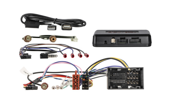 Adaptateur SWI + Info avec câble Citroën/Fiat/Opel/Véhicules 52 broches Quadlock Multilead (43uft01)