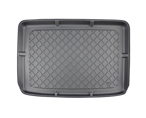 Tapis de coffre adapté au coffre supérieur Skoda Yeti HB/5 06.2009-11.2017 (avec une roue de secours pleine grandeur)