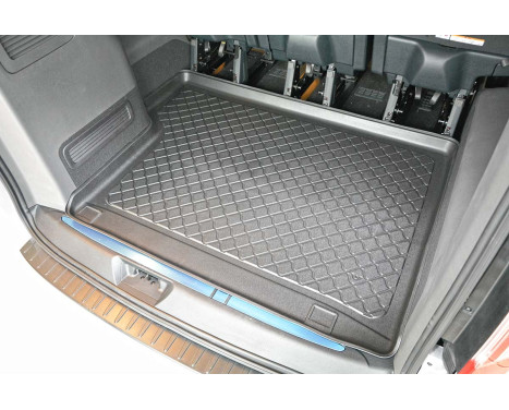 Tapis de coffre adapté pour Ford Tourneo Custom L2 Facelift V/5 02.2018- derrière la troisième rangée de sièges, Image 5