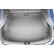 Tapis de coffre adapté pour Hyundai i30 III (PD) Fastback 2017-2020, Vignette 3