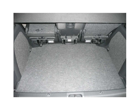 Tapis de coffre adapté pour Skoda Yeti HB/5 06.2009-11.2017 coffre inférieur (avec mini roue de secours ou pneu r, Image 3