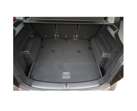 Tapis de coffre adapté pour Volkswagen Touran II (5T) V/5 09.2015- 5/7 places ; 3e rangée abaissée, Image 4