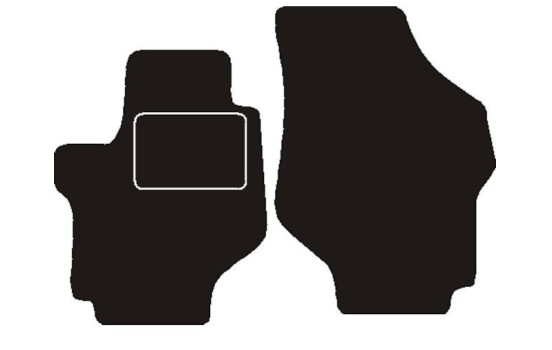 Tapis avant sur mesure pour Hyundai Trajet 2000 - 2008