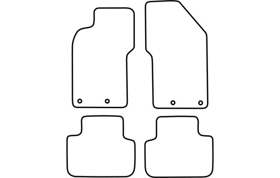 Tapis de sol adaptés à l'Alfa Romeo 147 (2000-2010), Image 2