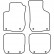 Tapis de sol adaptés à l'Audi A3 1996-2003 (velours), Vignette 6