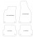 Tapis de sol adaptés à l'Audi A4 Cabriolet 2001-2008 (lot de 4), Vignette 3