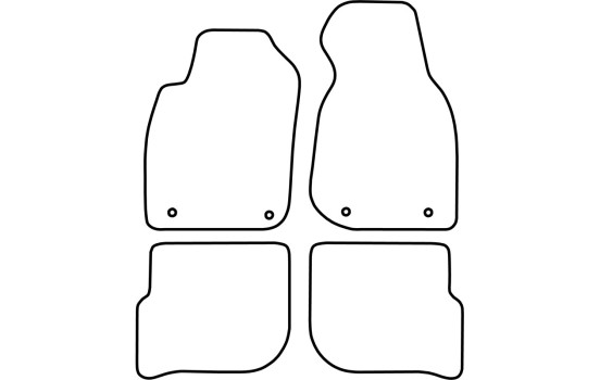 Tapis de sol adaptés à l'Audi A6 1997-1999, Image 2